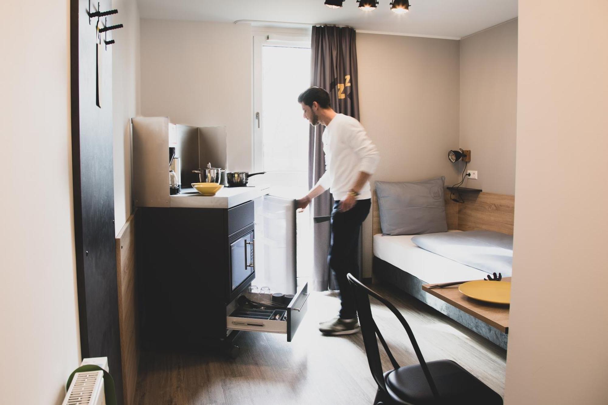 Das Schlafwerk Stuttgart-Nord Volldigitales Hotel-Self-Check In - Keine Rezeption-Lowbudget-Cashless Korntal-Münchingen Zewnętrze zdjęcie